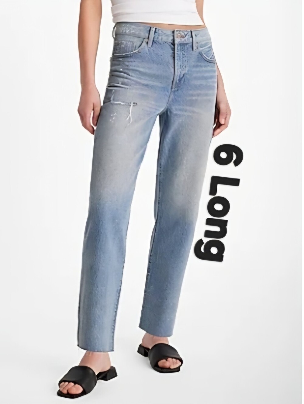 Express High Wasted light wash 50/50 Rigid Stretch Straight jeans.